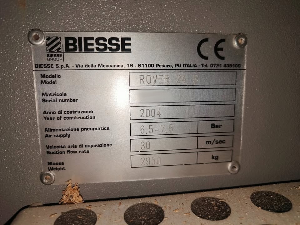 Used Biesse Rover 24 ATS S2 I CNC Machining Center I 2004