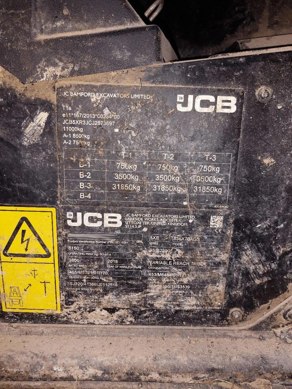 Gebruikt JCB 536-70 Agri Super I Agrarische Telehandler