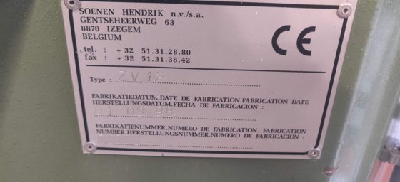 Used SOENEN HENDRIK ZV12 - 1998