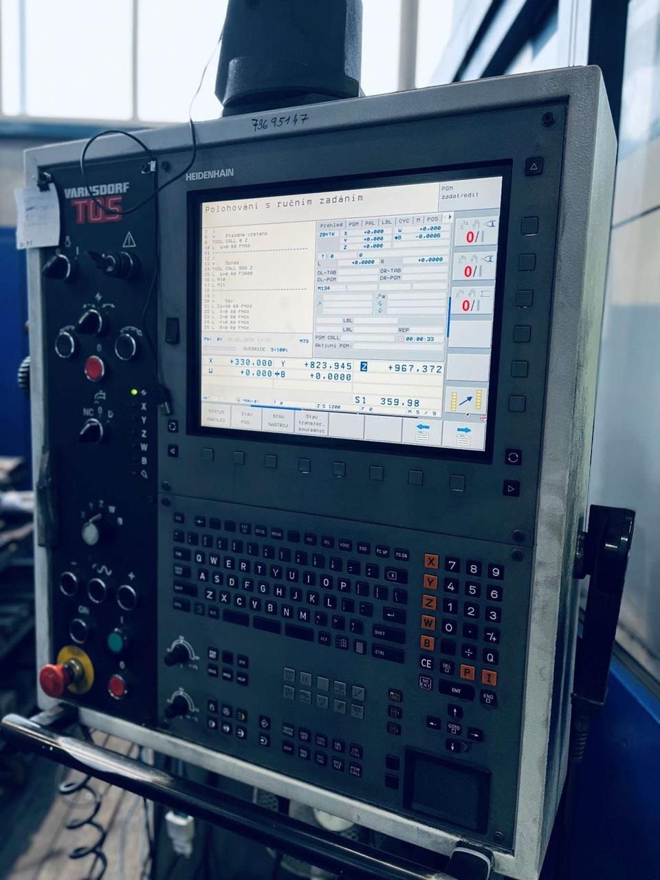 Used TOS WHQ 13 CNC I Horizontal Boring Machine I 2013