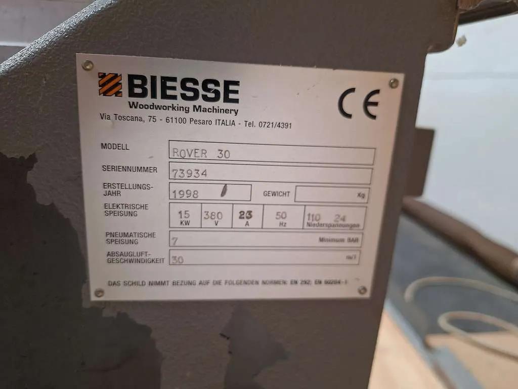 Usado Centro de mecanizado CNC Biesse Rover 30 I