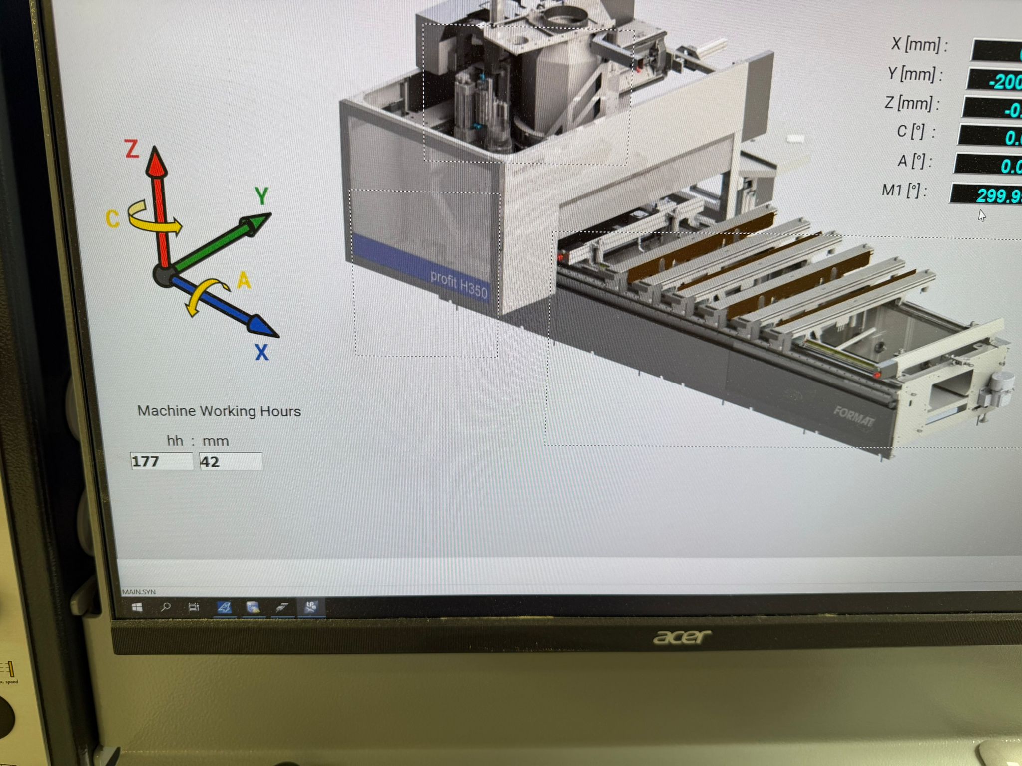 Used Format 4 Profit H350R 16.50 I CNC Machining Center I 2021