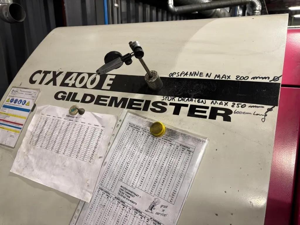 Usado Torno CNC Gildemeister CTX 400 E I, 1998