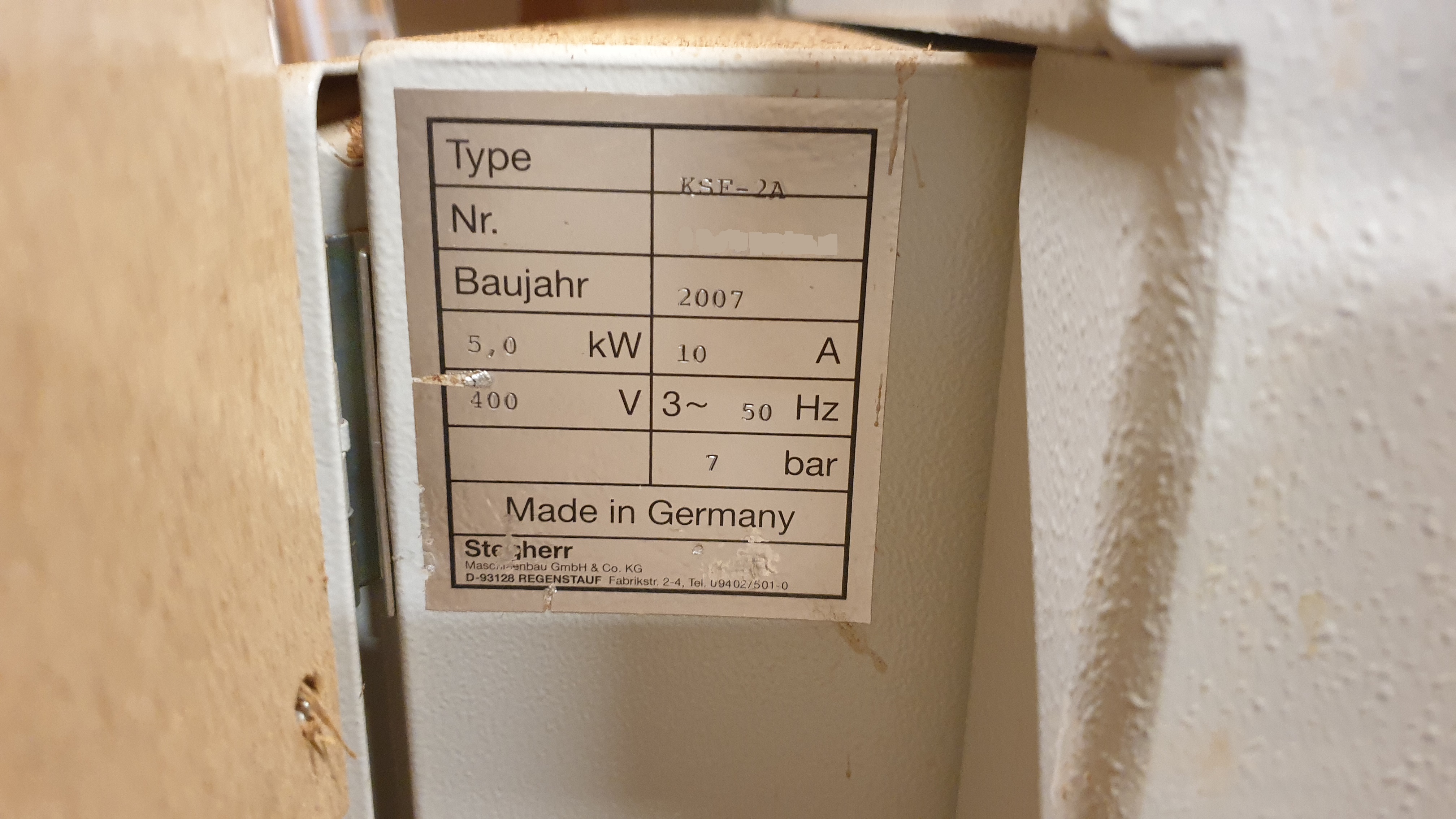 Usado STEGHERR KSF-2 + KF-MINI