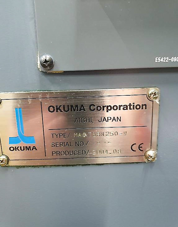 Used Okuma Macturn 250-W - CNC Lathe - 2004