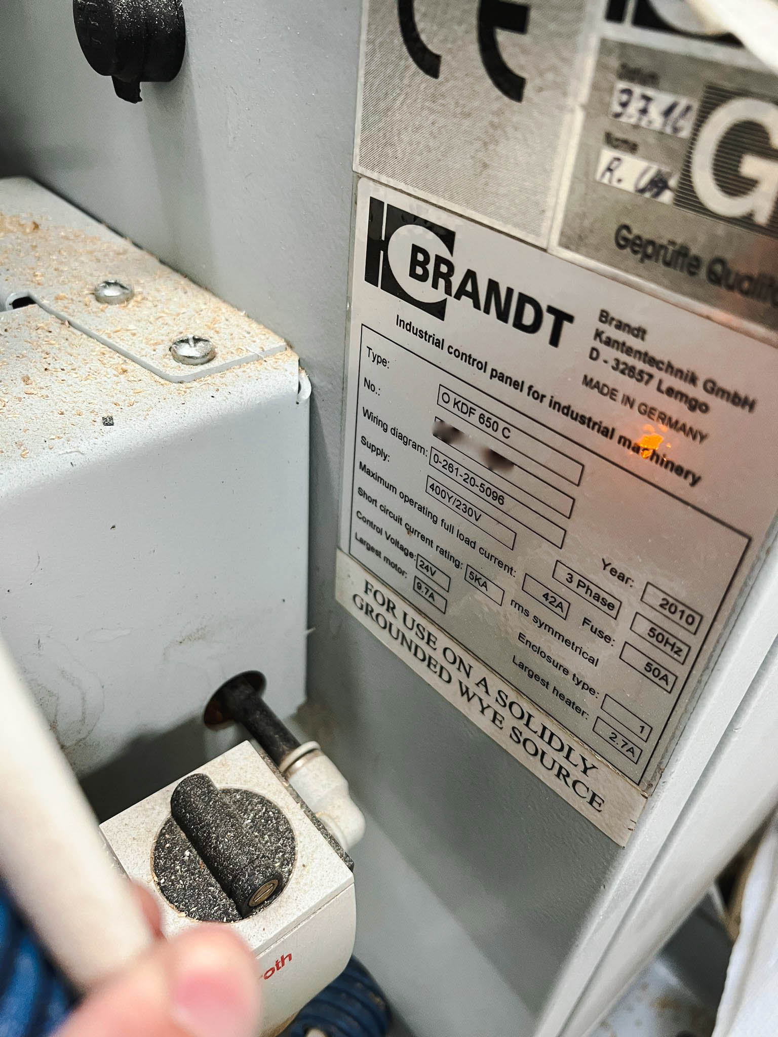 Used Brandt O KDF 650 C - Edgebanding - 2010