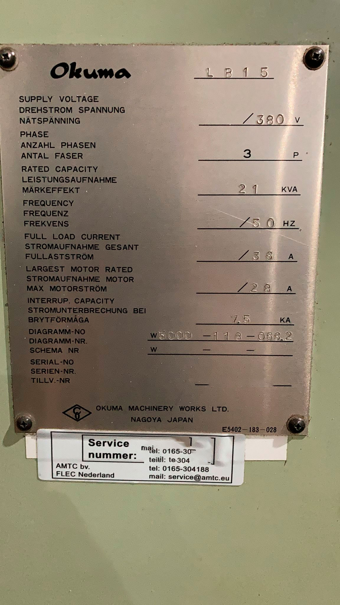 Used Okuma LB 15 - CNC Lathe