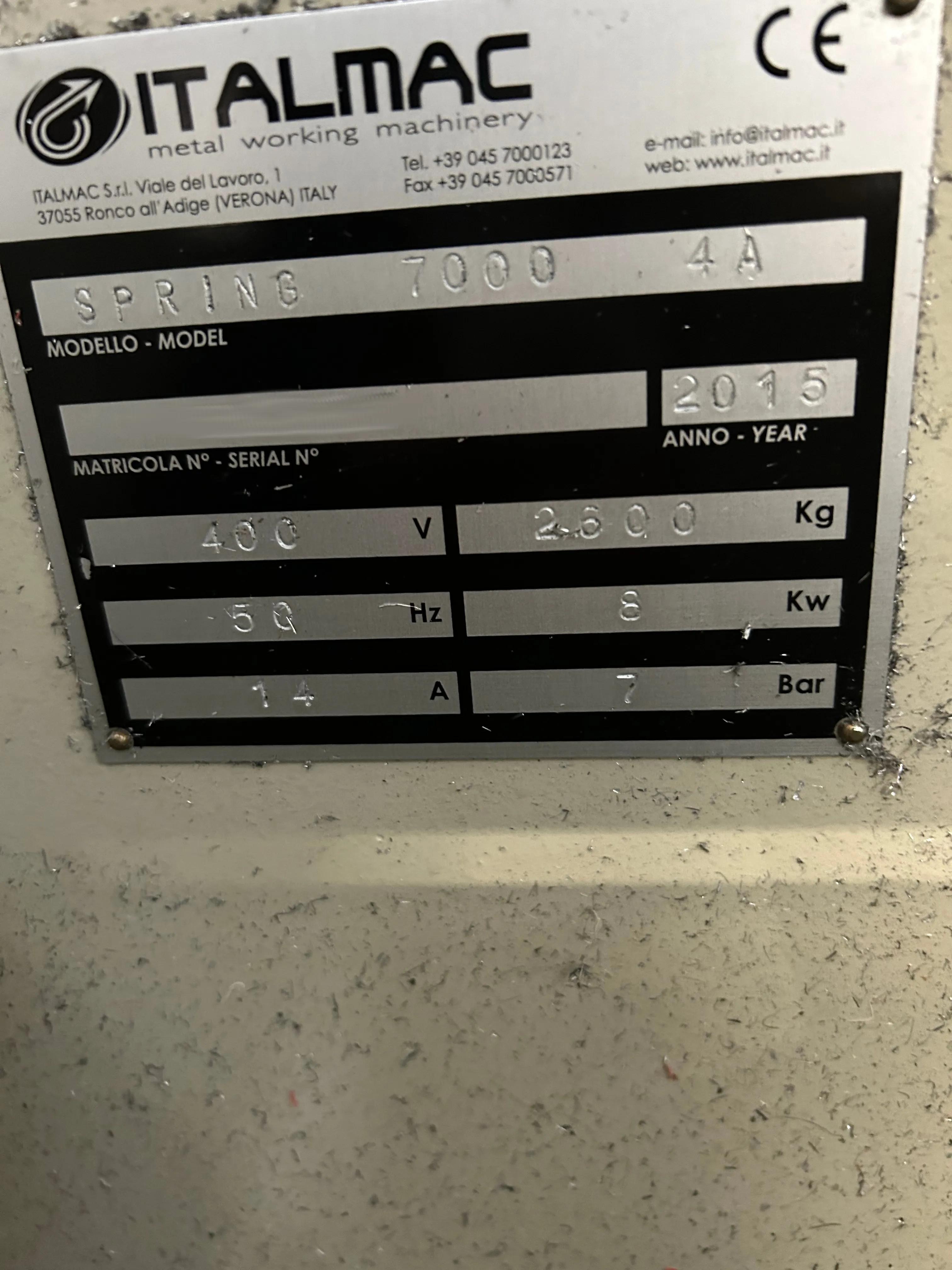 Gebruikt Italmac Spring 7000 - 4A I Profielbewerkingscentrum I 2015