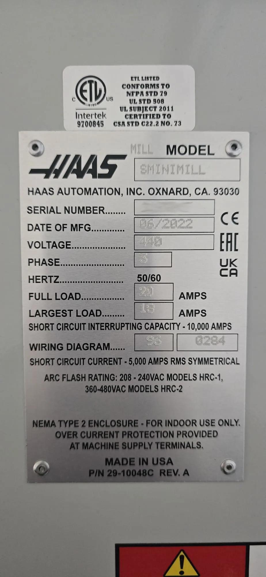 Gebruikt Haas Super Mini Mill I Verticale Bewerking Centrum