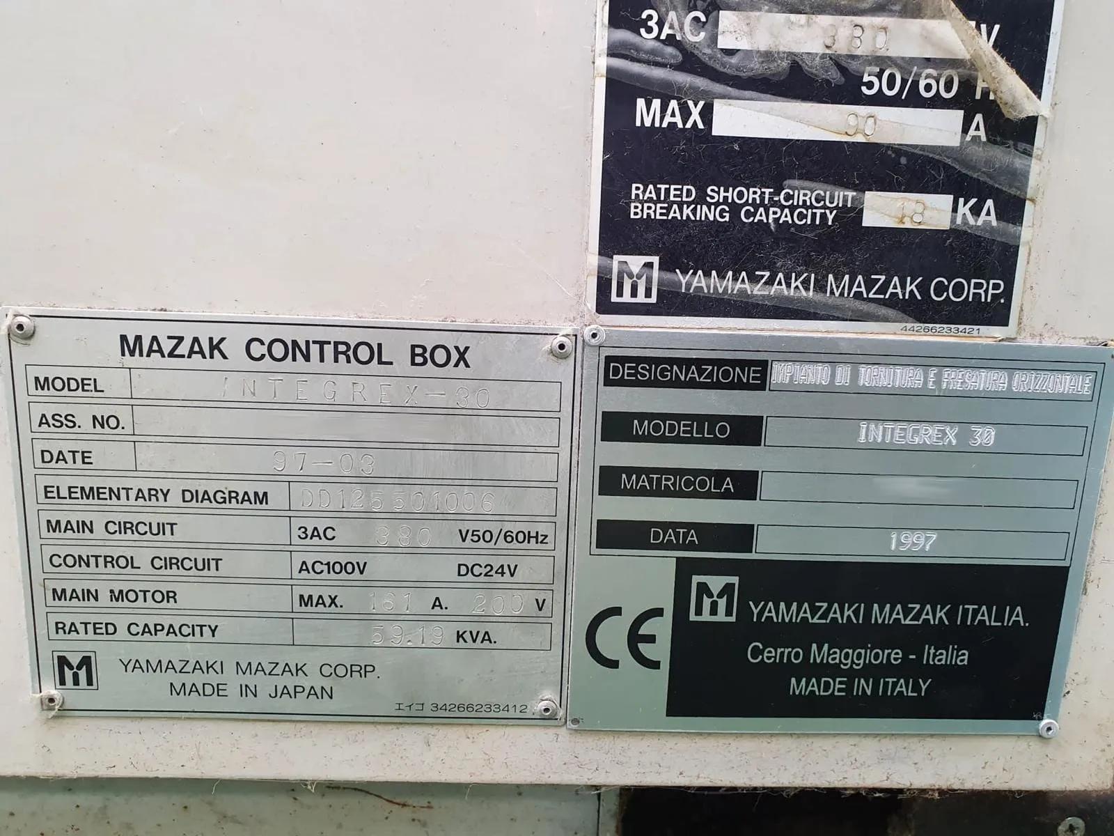 Usado Torno CNC Mazak Integrex 30 I