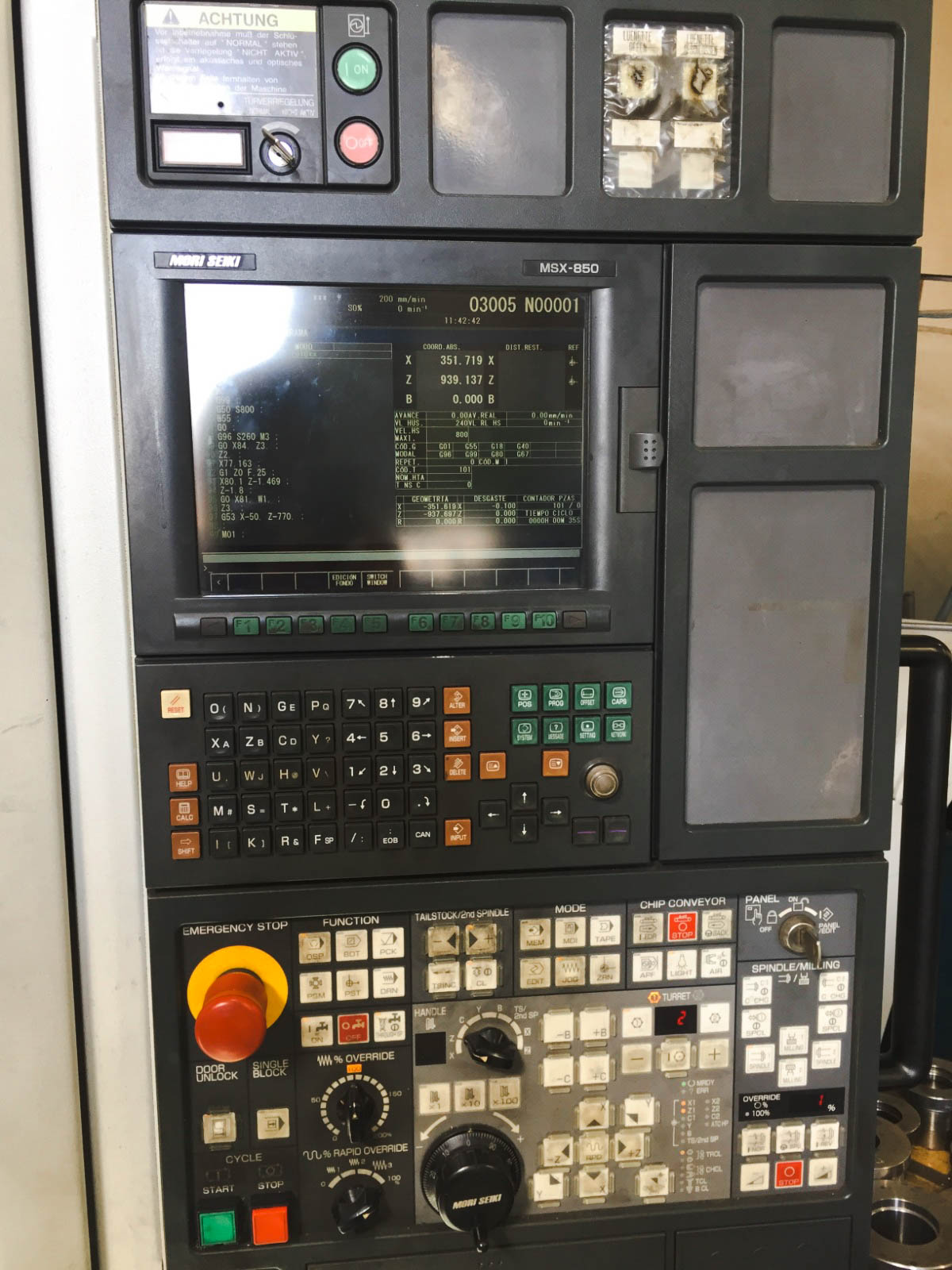Gebruikt Mori Seiki NL 2500 SMC I CNC Draaibank I 2008