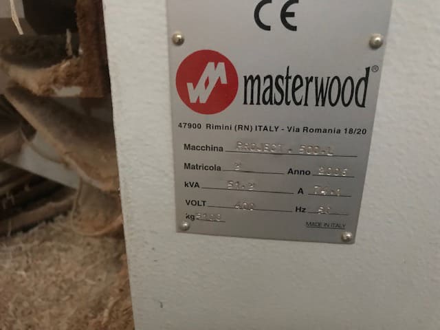 Gebruikt MASTERWOOD PROJECT 500 L - 2006