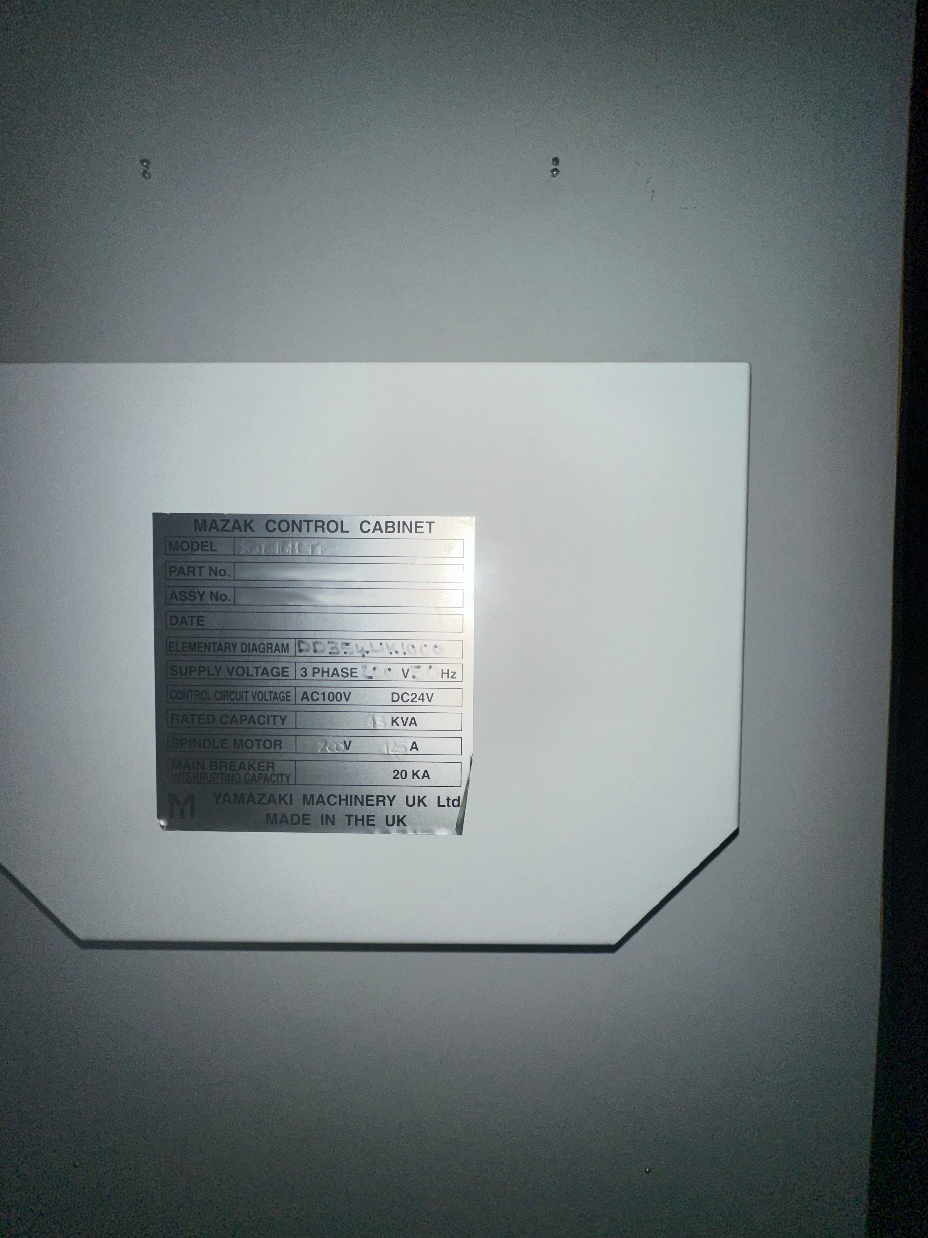 Used Mazak Super Quick Turn 15M Mark II I CNC Lathe I 1995