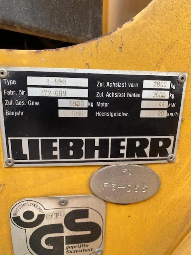 Usado Liebherr L-508 I Compact Wheel Loader