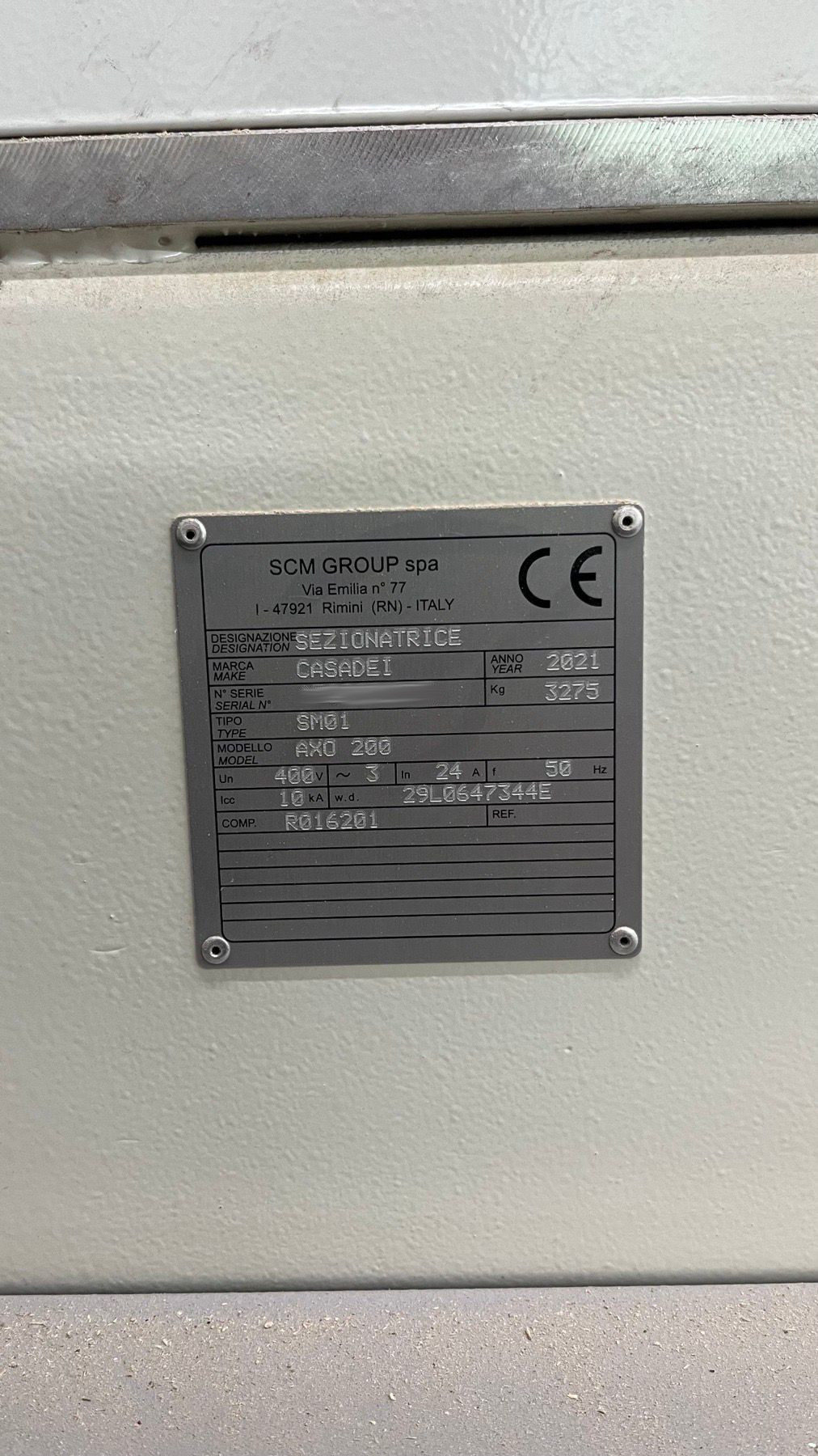 Used Casadei AXO 200 I Beam Saw I 2021