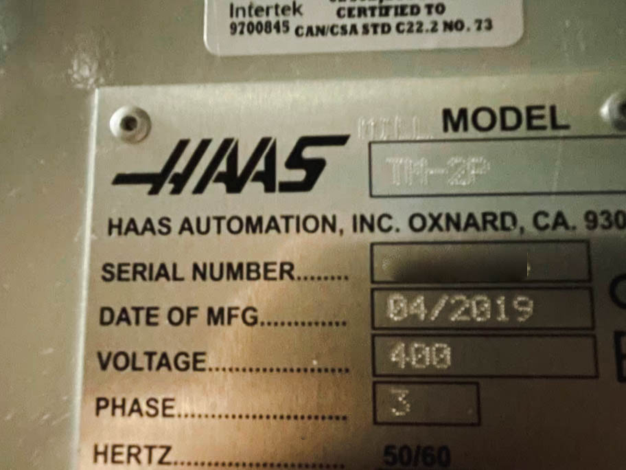 Gebruikt Haas TM2-P I Verticaal Bewerkingscentrum I 2019