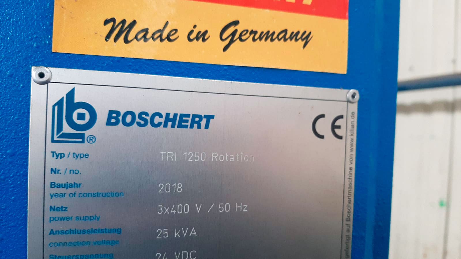 Gebruikt Boschert Tri 1250 Rotatie - Ponsmachine met torentje - 2018