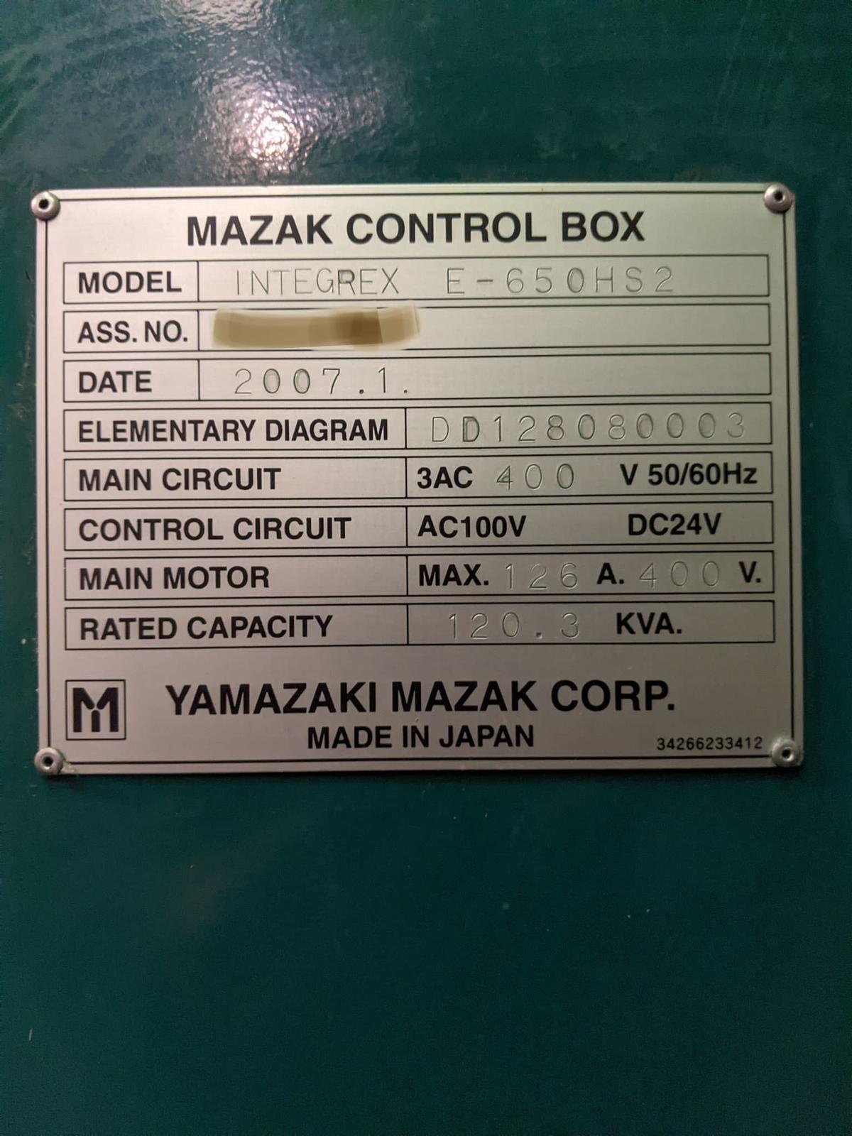Used Mazak Integrex E-650HS2 I CNC Lathe I 2007