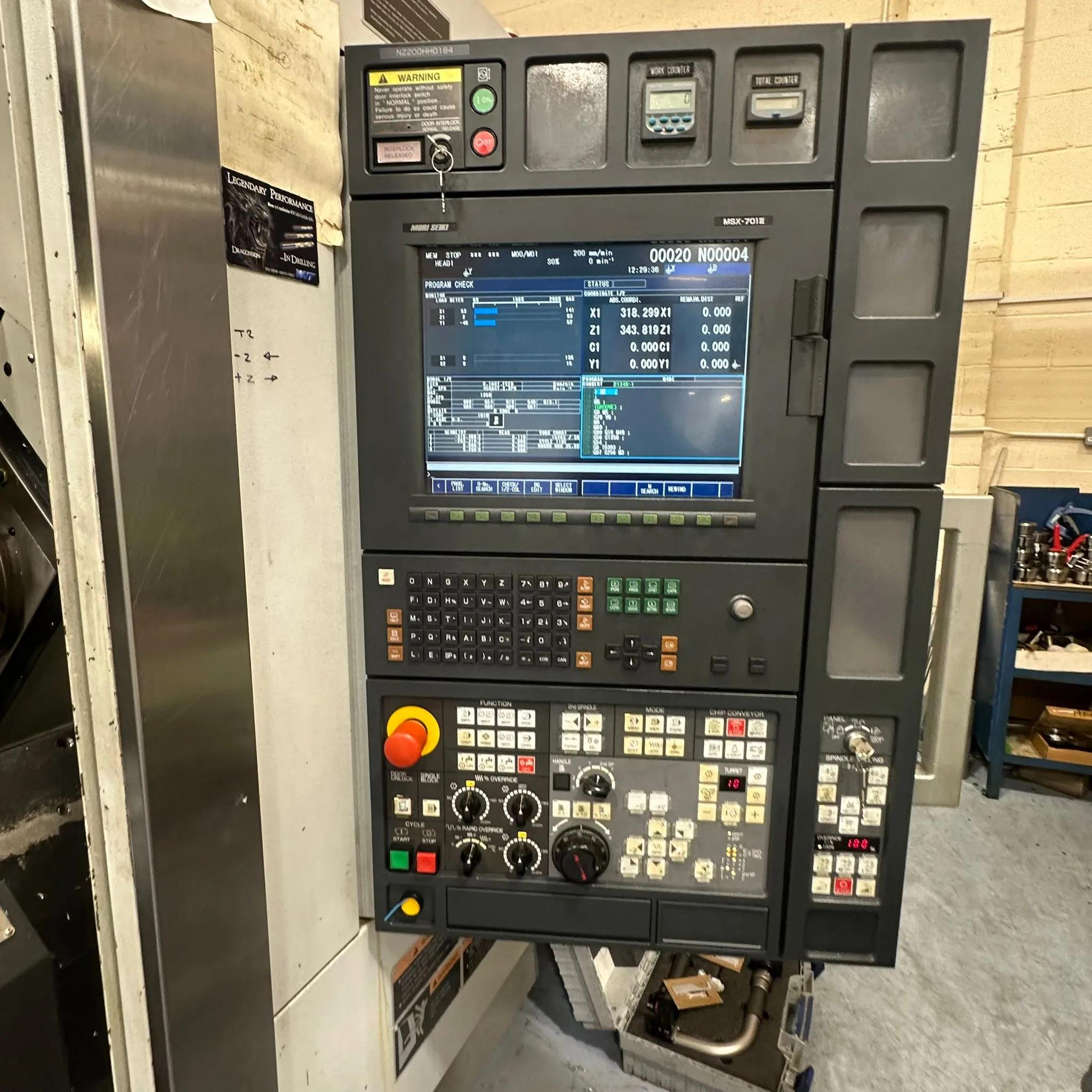 Gebruikt Mori Seiki NZ 2000 T2Y2 I CNC Draaibank