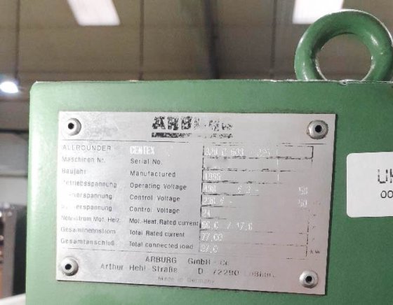 Gebruikt Arburg 320C 600-225 I Spuitgieten I 1998