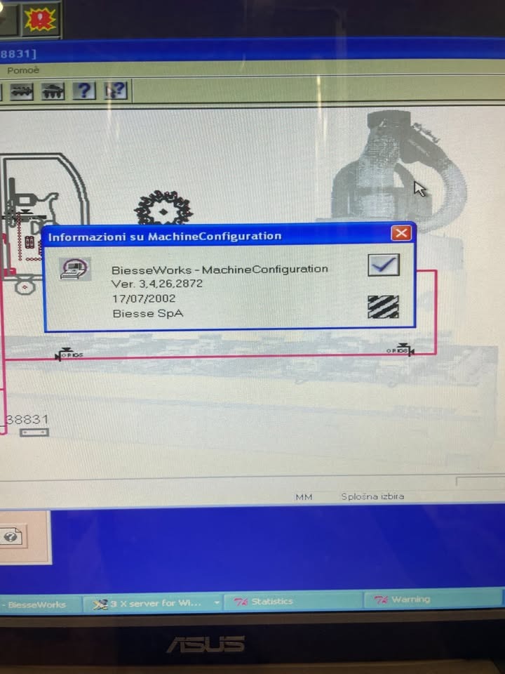 Used Biesse Rover 24 ATS S2 I CNC Machining Center I 2004