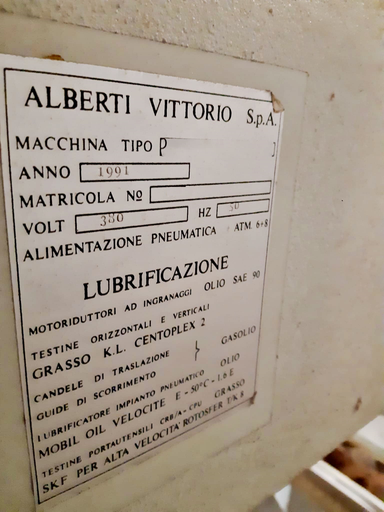 Used Alberti EDIT 2000 CN - Drilling machine - 2000