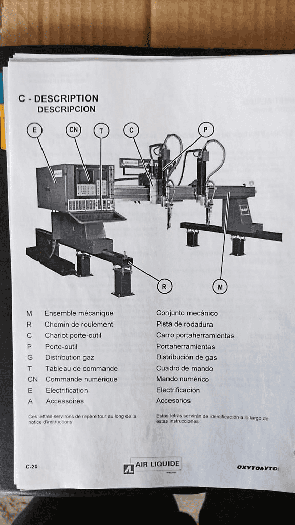 Usado Oerlikon Oxytome B 20 - Corte por Plasma