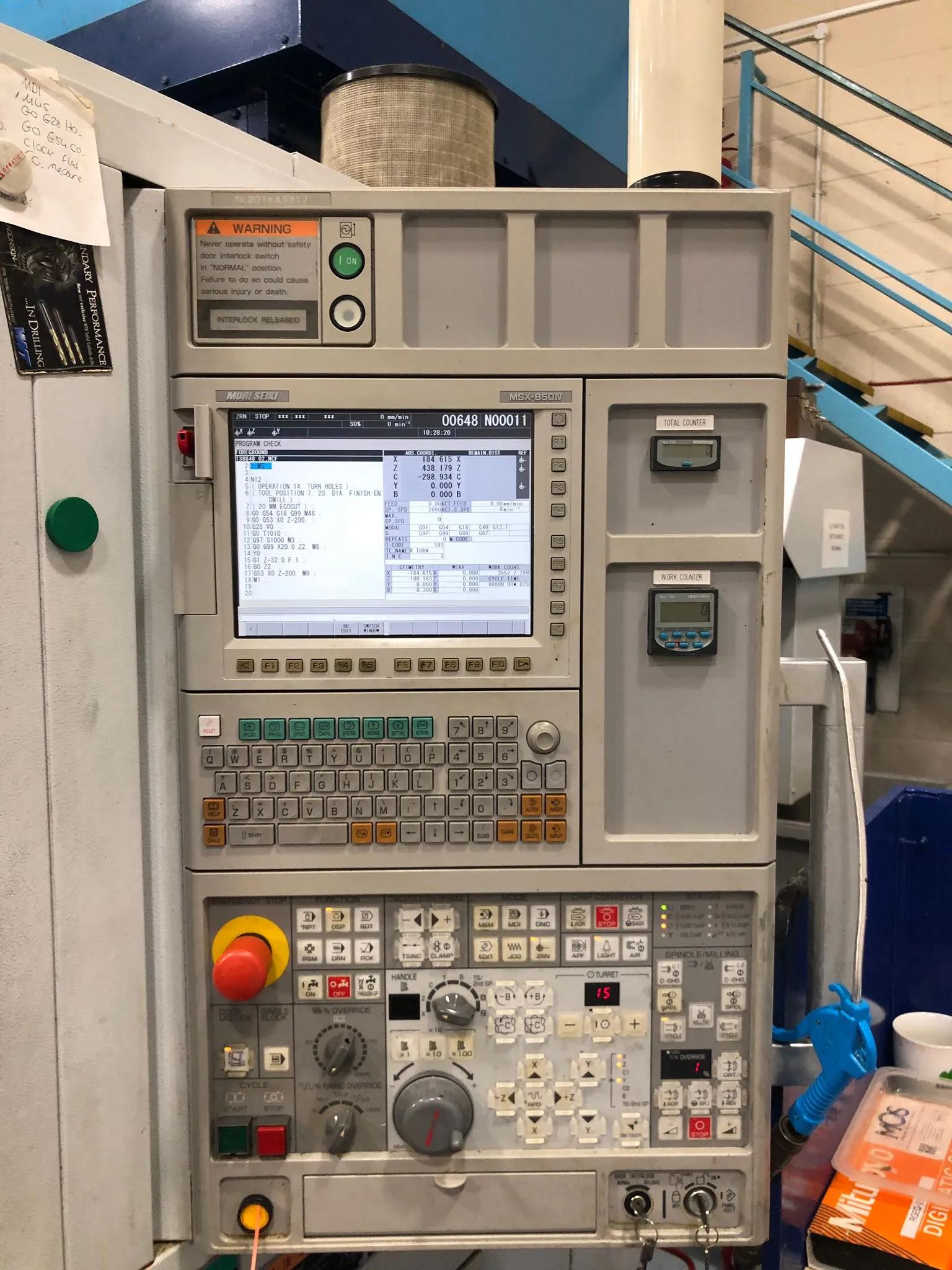 Gebruikt Mori Seiki NL 2000 SY I CNC Draaibank