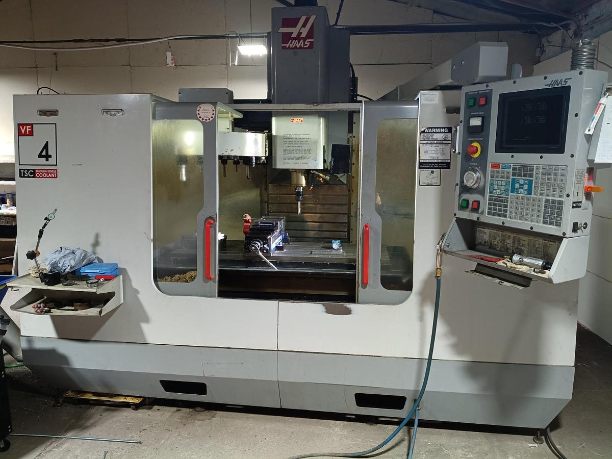 Used Haas VF4-BH I Vertical Machining Center I 2002