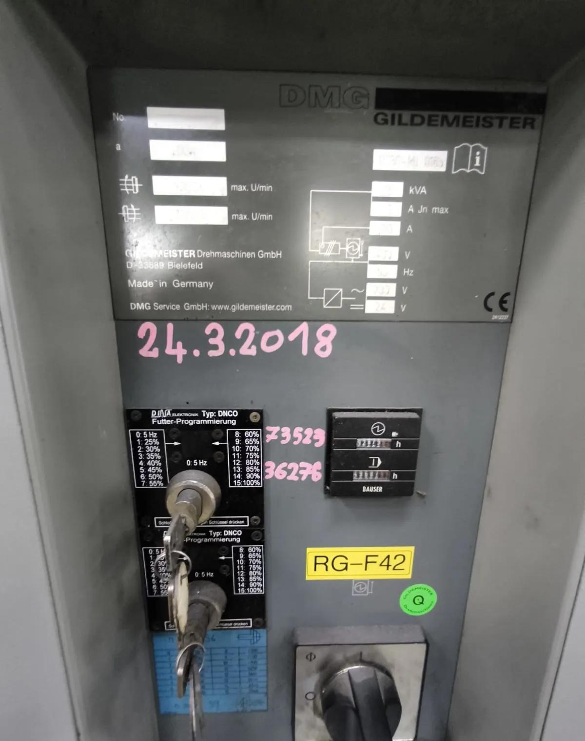 Gebruikt Gildemeister Twin 42 RG1 I CNC Draaibank