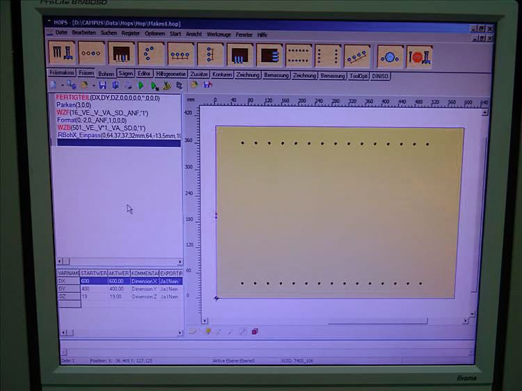 Usado Holzher evolution 7405 - Centro de mecanizado CNC