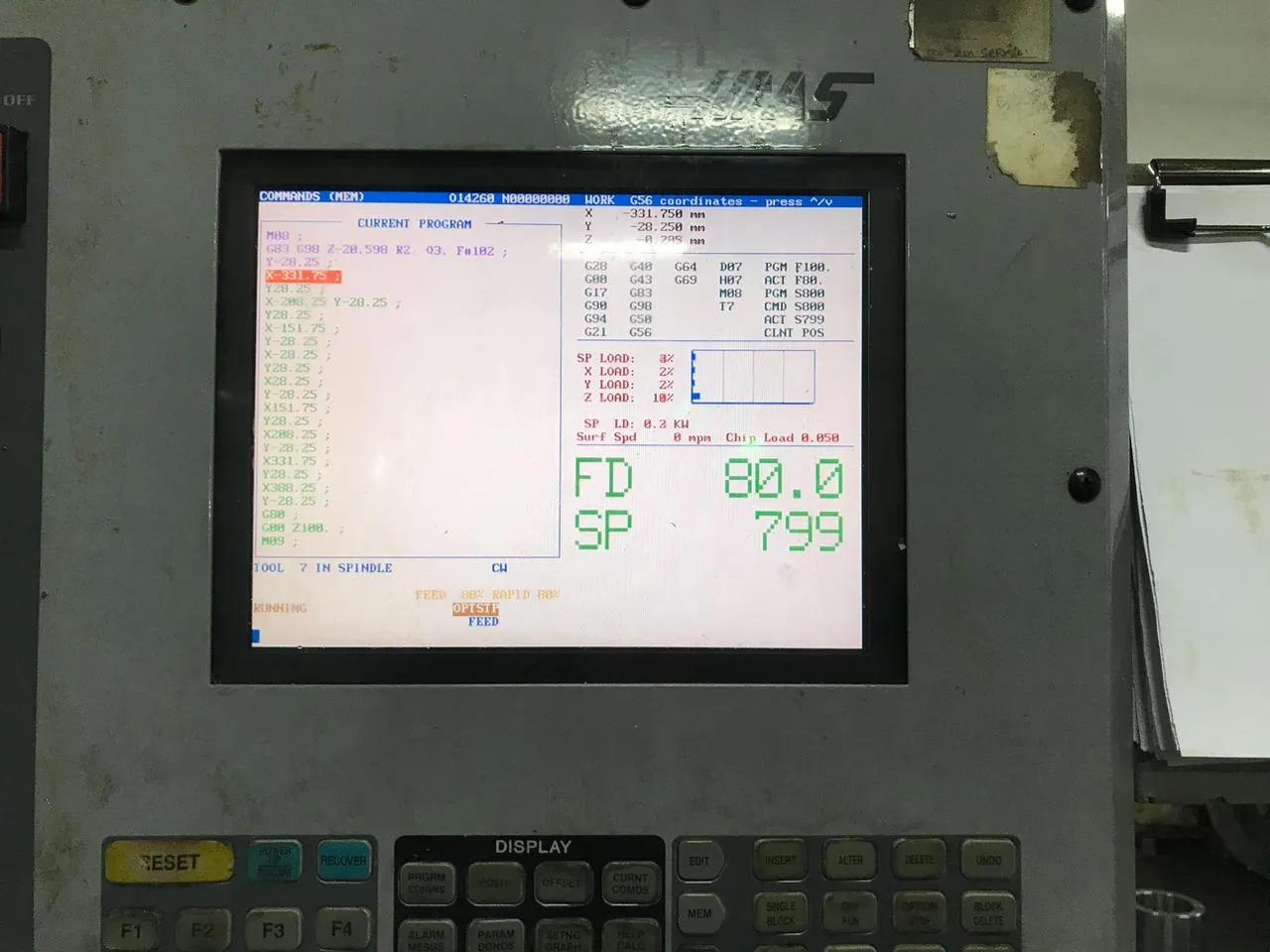 Used Haas VF-5D/40HE I Vertical Machining Center I 2004