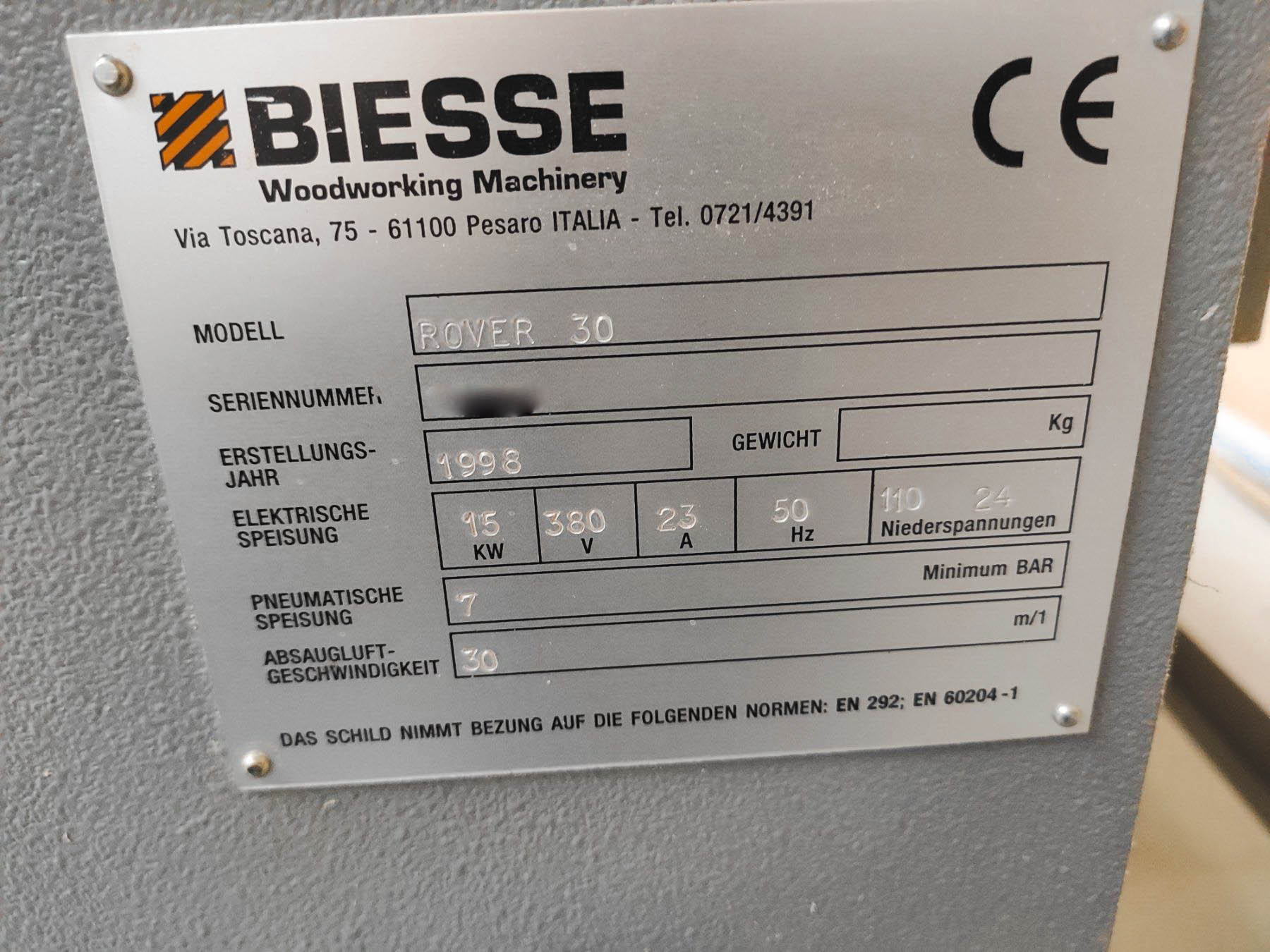 Gebruikt Biesse Rover 30 - CNC Bewerkingscentrum - 1998