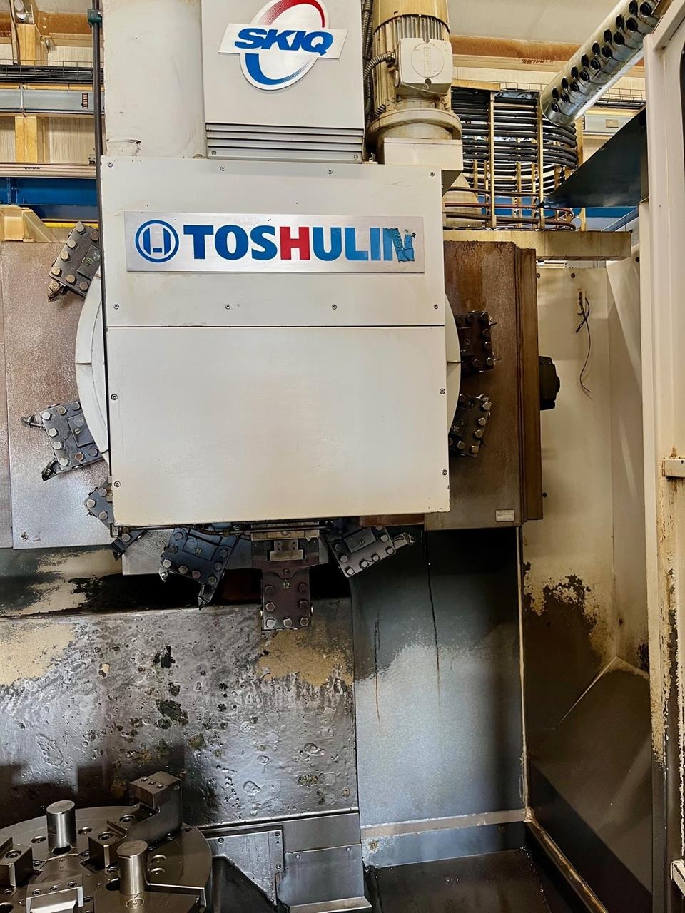Used TOS SKIQ 8 I Vertical turret lathe I 2017
