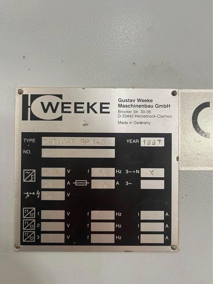 Gebruikt Weeke Optimat BP 140 I CNC Bewerking Centrum