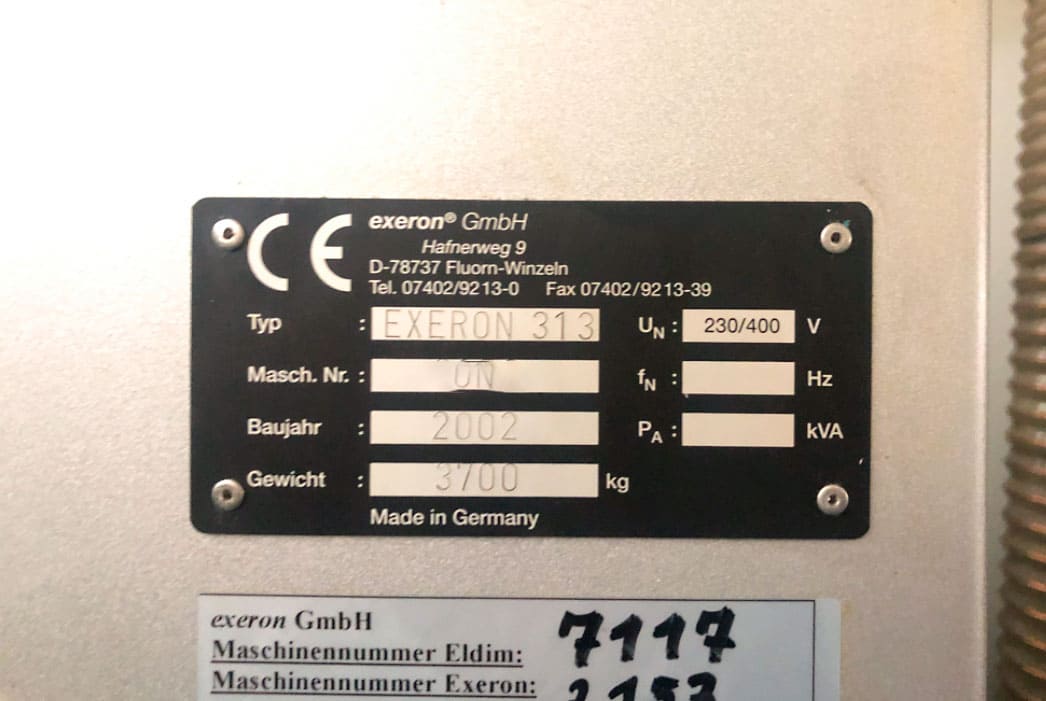 Usado Exeron 313 - EDM - 2002