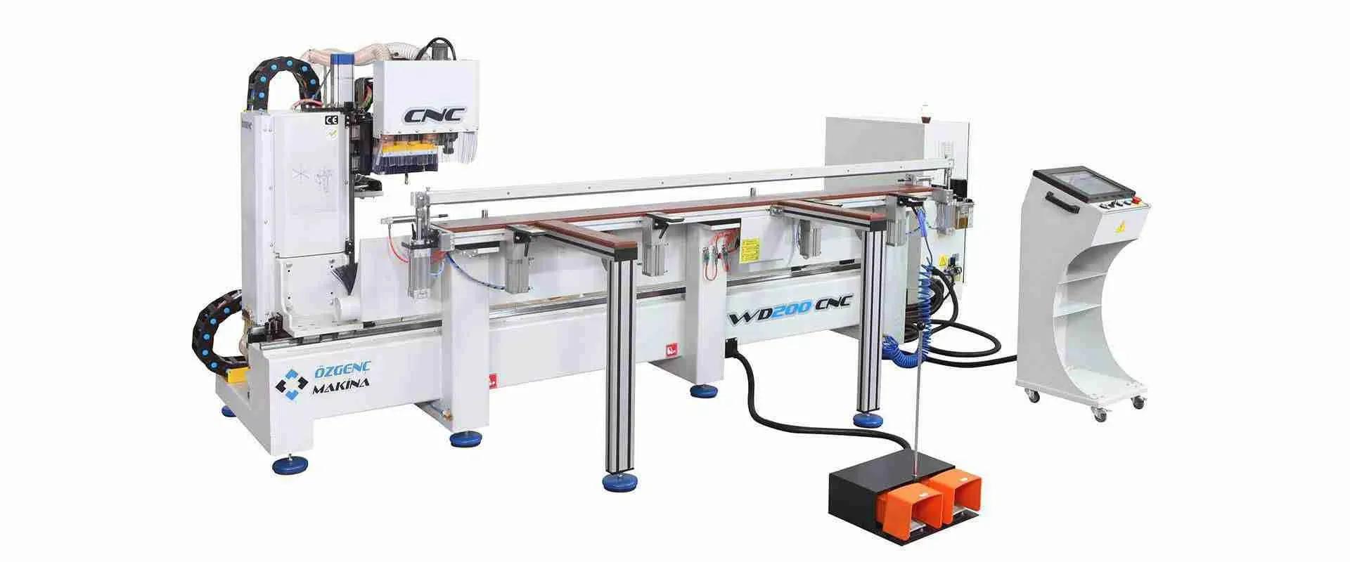 Ozgenc Makina WD 200 CNC I CNC Deursleuf Hinge Slot Opening Router Machine