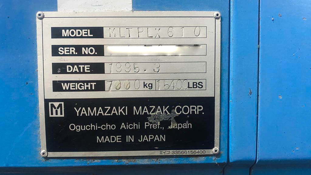 Used Mazak Multiplex 610 - CNC Lathe - 1995