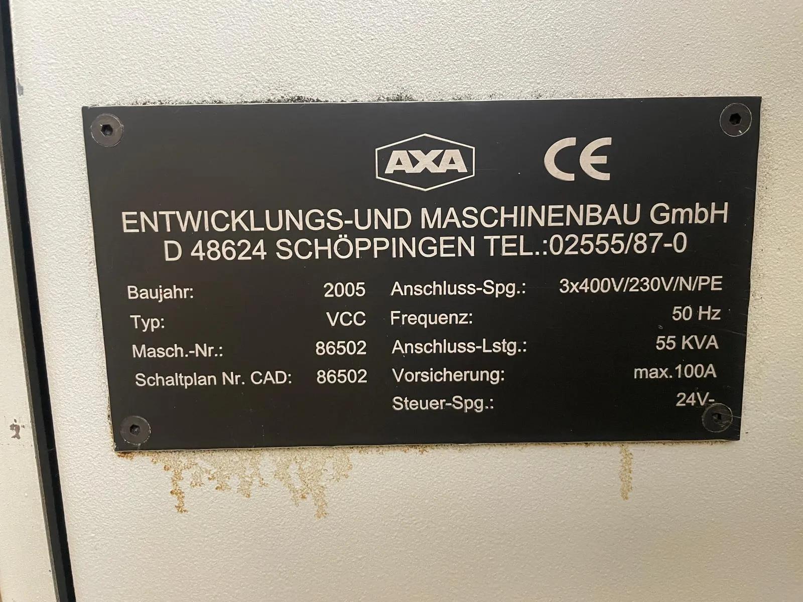 Gebruikt AXA VCC 1000 I Verticaal bewerkingscentrum