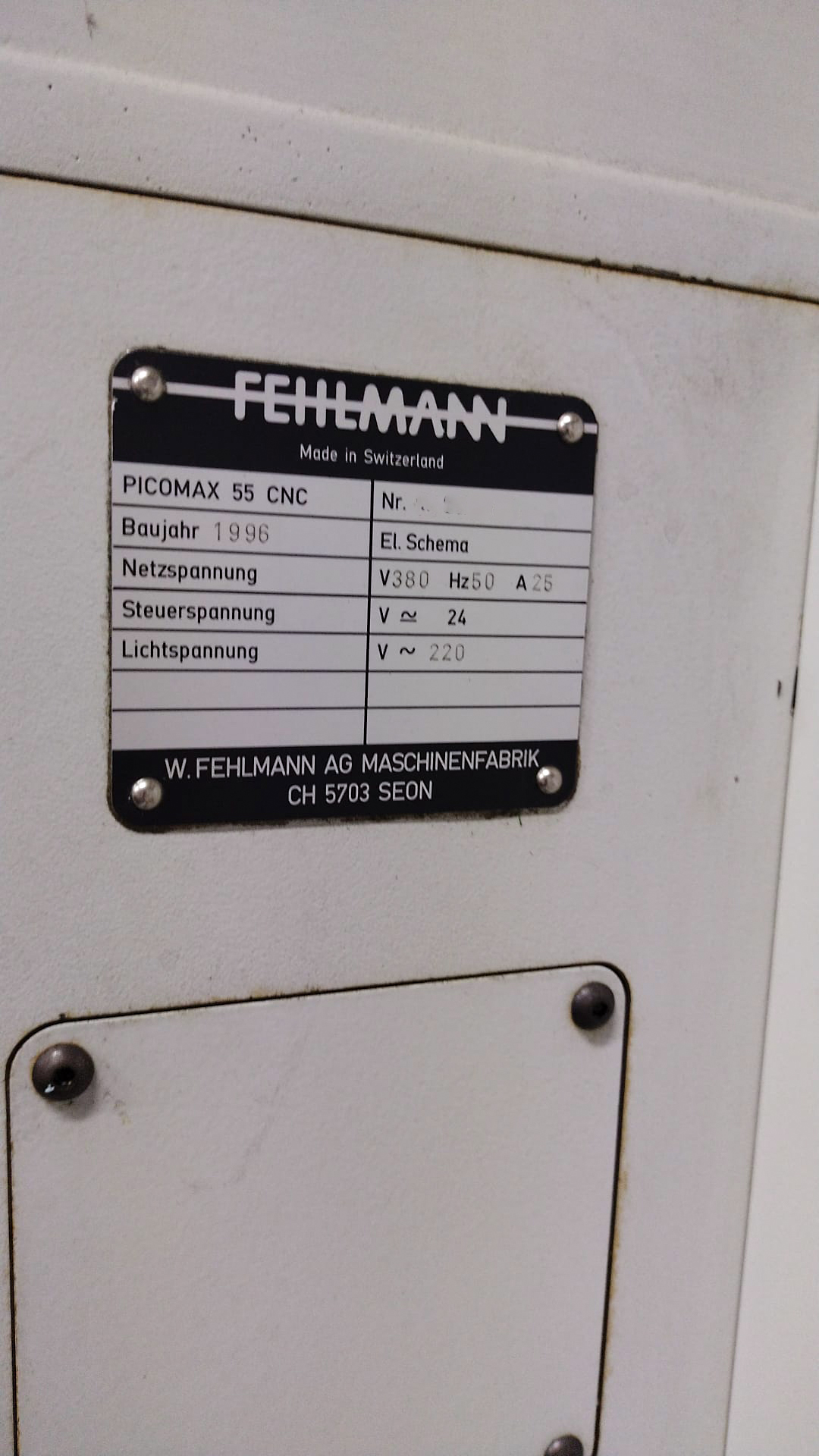 Gebruikt Fehlmann Picomax 55 CNC - CNC Frezen - 1996
