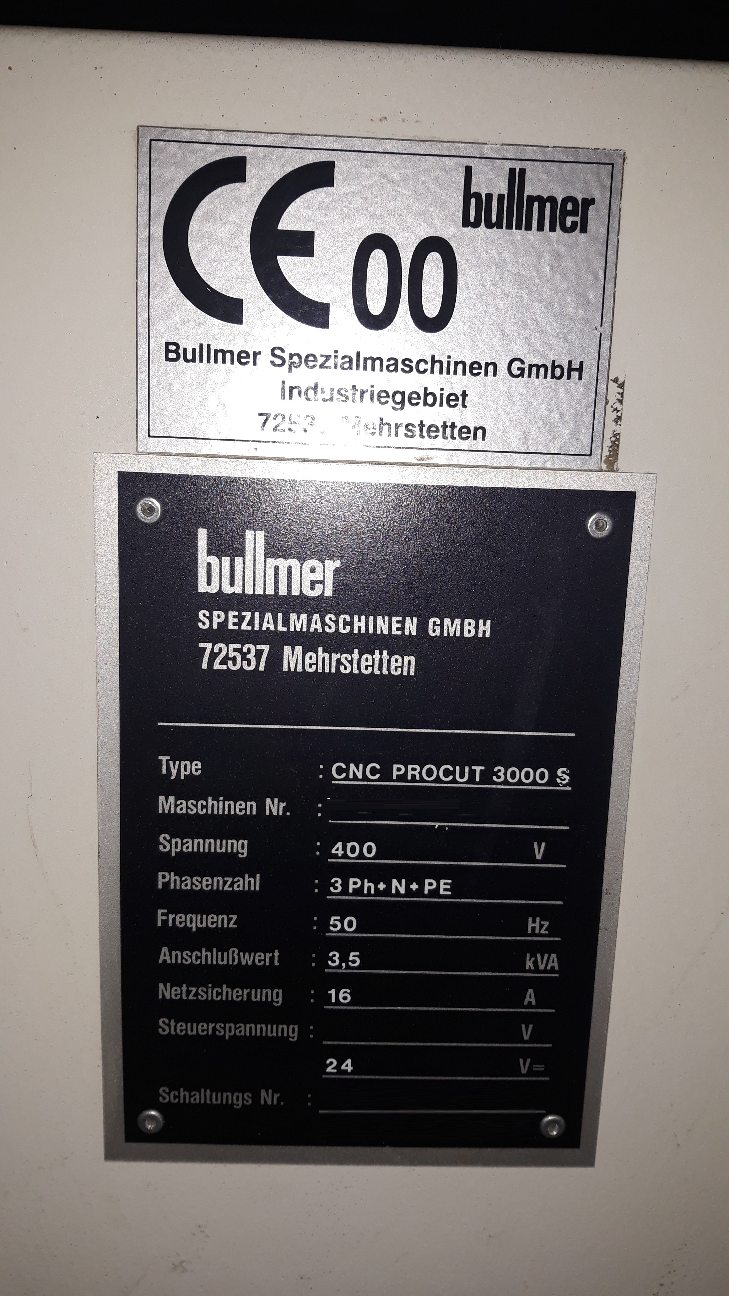 Gebruikt 2003 BULLMER Procut 3000 S