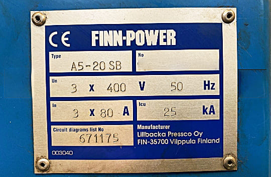 Gebruikt 1997 Finnpower A5 20SB