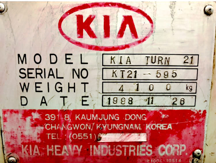 Gebruikt Kia draaibank 21 - CNC-draaibank - 1998