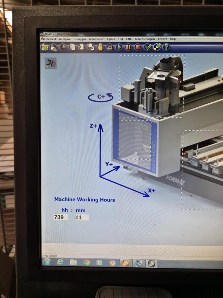 Used Format 4 Profit H200 I CNC Machining Center I 2016