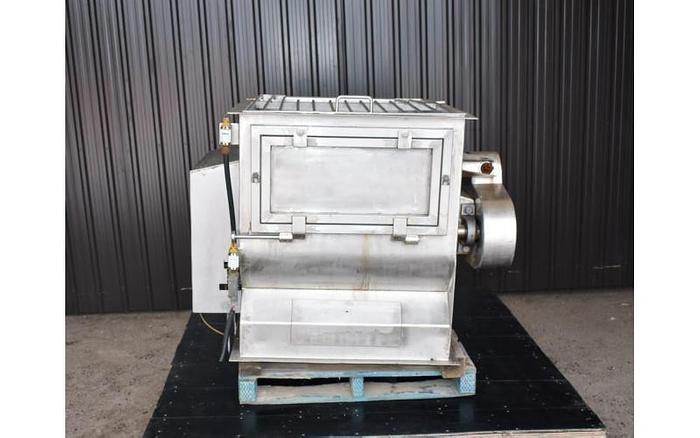Used USED STAINLESS STEEL PADDLE BLENDER, 7 CUBIC FEET
