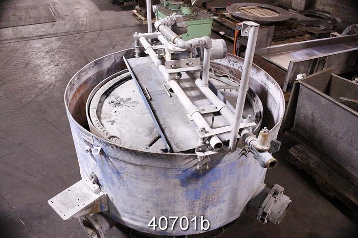 Used Albany International Gravity Filter, 6' Diameter, Fiberglass #40701