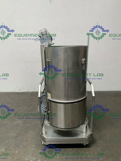 Used Hyclone 250L SV50172-01 Mixer w/ GTR 4Phase 1/4HP Motor on Rolling Cart