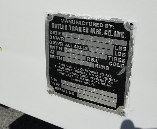 Used Butler BPHD1500 Extendable Pole Trailer - 05145