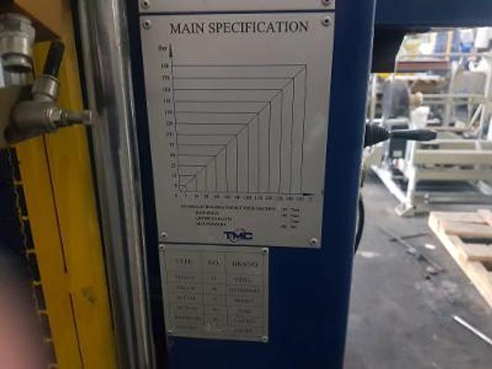 Used 2011 TMC Thiland Hydraulic press HMP 500 tons