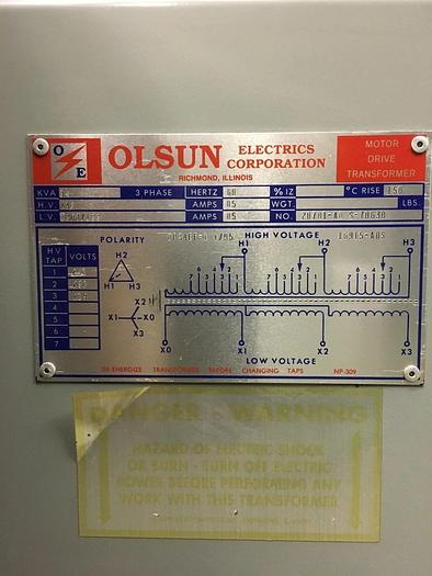 Used 34 Kva Multi-tap Olsun Transformer,